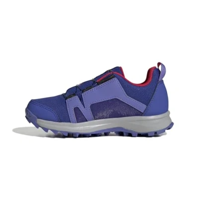Imagen de Adidas Terrex Agravic BOA Zapatillas de senderismo para niños, Talla: 36 2/3, semi blue ftwr white lucid Tela/tejido sintético