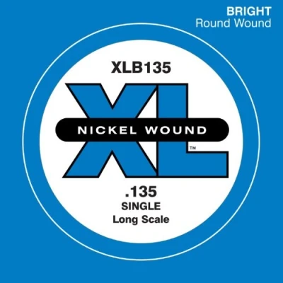 Imagen de D&#039;Addario .135 Long Scale Nickel Wound Single String for Bass Guitar