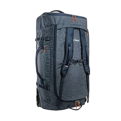 Imagen de Tatonka Trolley Duffle Roller 140 L Faltbare Reisetasche mit Rollen und Rucksackfunktion in eigener Deckeltasche verstaubar Volumen de litros, Navy, Liter, Carro Grande sin Marco