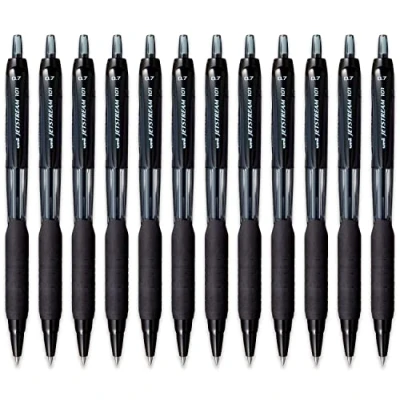 Imagen de Uni Ball Rollerball JetStream SXN 101 Negro 0,7mm caja 12 uds
