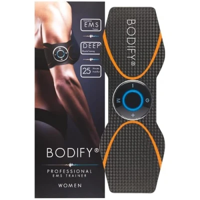 Imagen de Bodify® Dispositivo de Entrenamiento EMS 2en1 para la estimulación focalizada los músculos Brazos y piernas! Desarrollo Muscular Entrenador Electroestimulador EL Original