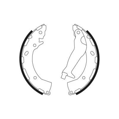 Imagen de TEXTAR 91072600 Zapatas de freno 203 32 con palanca mano sin accesorios HYUNDAI: i10 I, i20 I Hatchback