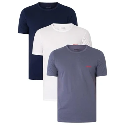 Imagen de HUGO T Shirt RN Triplet P Underwear, Open White125, M (Pack de 3) para Hombre