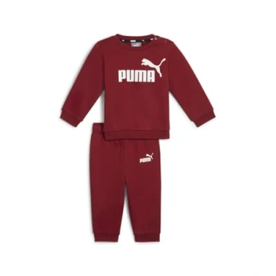 Imagen de Puma Minicats CREW Jogger Unisex SET Chándal para niños, Talla: 3m, Intense red