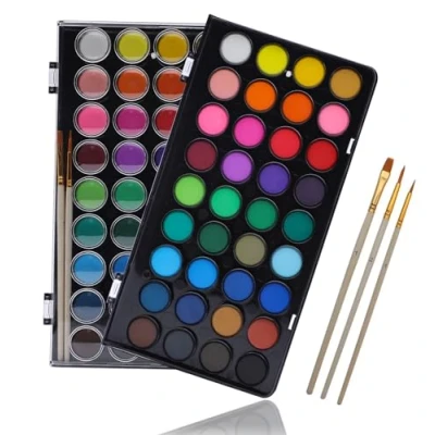 Imagen de Artecho Acuarelas 36 Colors, Incluyendo 1 Pincel y Pinceles de Agua, para Principiantes Profesionales.