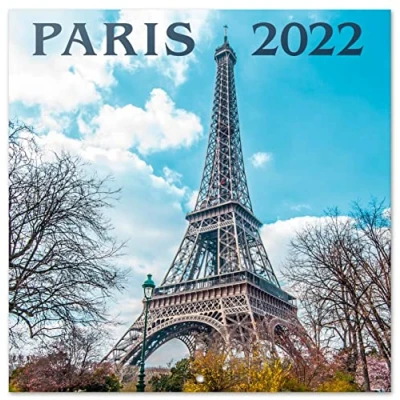 Imagen de Grupo Erik Calendario Paris 2022 pared │ mensual Producto con licencia oficial