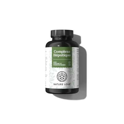 Imagen de NATURE LOVE® Liver Complex 120 cápsulas con cardo mariano, colina, extracto de alcachofa, cúrcuma y zinc Altamente dosificado, vegano, testado en laboratorio producido Alemania