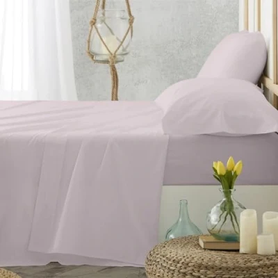 Imagen de Burrito Blanco Sábanas de Hostelería Sábana 105 Cama Individual Ropa Algodón Fácil Planchado Color Disponible en Más Medidas y Colores