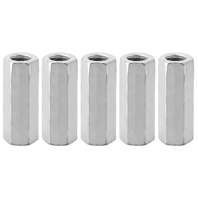 Imagen de 5pcs Tuerca de varilla larga Tuercas hexagonales manguera hexagonal Separador M12 Sujetadores roscados(M12*50)
