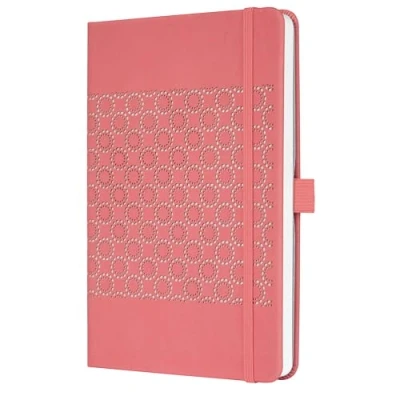 Imagen de SIGEL JN203 Libreta Jolie, formato similar A5, a líneas, rosa