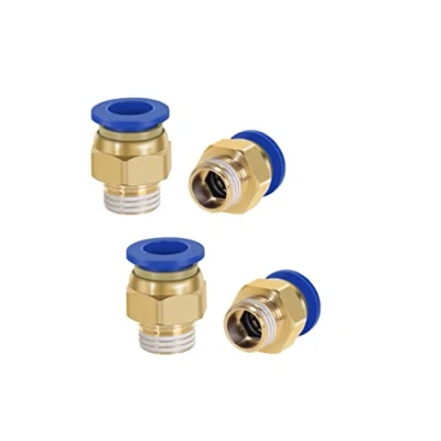 Imagen de Atornillado neumático de 1/4&quot; a 12 mm, 4 unidades, conexión aire comprimido, calidad industrial