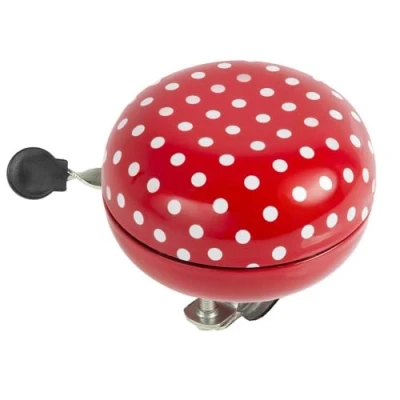 Imagen de M Wave Ladybird Timbre de Bicicleta, Unisex, Rojo, 80 mm