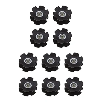 Imagen de OTOTEC 10x Auriculares de Bicicleta Tuerca Estrella Horquilla Apta para Delantera 28,6 Mm (1 1/8 Pulgadas) Carretera Híbrida Piezas