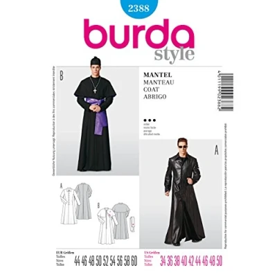 Imagen de Burda Patrón 2388 Carnaval Abrigo
