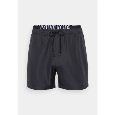Imagen de Calvin Klein Bañador Hombre Medium Double con Cintura Ajustable, Negro (Pvh Black), M