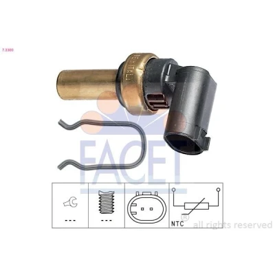 Imagen de FACET 7.3300 Sensor, temperatura del refrigerante Made in Italy OE Equivalent MERCEDES BENZ: Clase C Berlina, ML, CLS Coupé