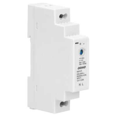 Imagen de Orno psu 1642 trasformatore per guida din 12vdc 1,25a 15w (1 modulo)