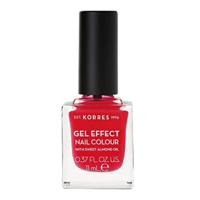 Imagen de KORRES Gel natural efecto de uñas color sandía, 11 ml, vegano