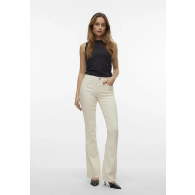 Imagen de Vero Moda Vmflash Flared Vaqueros bootcut, Mujer, Talla: XSx32, Ecru