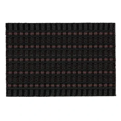 Imagen de ASTRA Felpudo (Polipropileno, 40 x 60 cm), Color Negro y Rojo