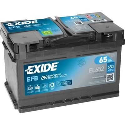 Imagen de EXIDE Start Stop EL652 Batería de arranque 12V 65Ah 650A B13 FORD: Focus Mk1 Hatchback, FIESTA 6, S Max Mk1, OPEL: Astra H GTC, Zafira A