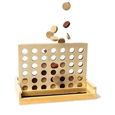 Imagen de pandoo Nuevo Juego de bambú 4 ganancias Cuatro sociedad para 2 personas Super también adecuado como regalo