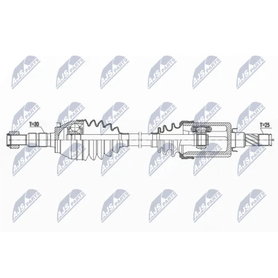 Imagen de Semi eje NTY NPW PL 117
