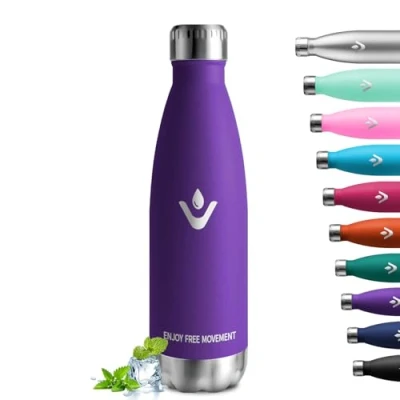 Imagen de Botella Termica 750ml, Cantimplora Acero Inoxidable sin BPA, de Agua Reutilizable con Doble Aislamiento, A Prueba Fugas, Termo para Niños, Escuela, Oficina, Gimnasio y Deporte​