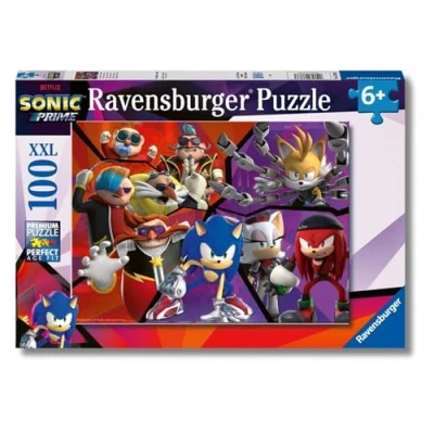 Imagen de Ravensburger Puzzle Sonic, 100 Piezas XXL, Edad Recomendada 6+ Años
