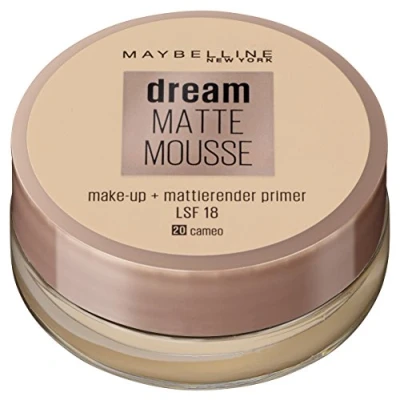 Imagen de MAYBELLINE Maquillaje Sueño Mate, Mousse Nueva York, Color 20 Cameo, 18 ml