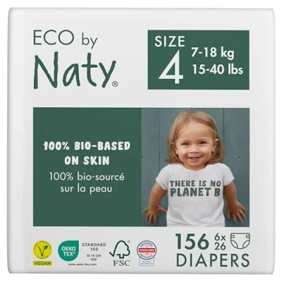 Imagen de Eco by Naty Pañales para 7 18 kg 26 piezas de celulosa