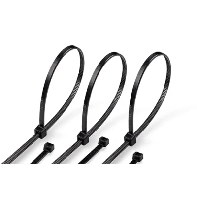 Imagen de ERKO Bridas Para Cables Negro 200 x 7,6 mm UV resistencia 25 piezas Ultra fuertes 80 kg de a la tracción, Largo, Resistente temperatura, Oficina, Hogar, Exteriores