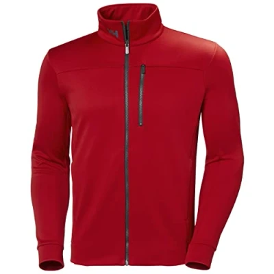 Imagen de Helly Hansen Mens Crew Fleece Jacket, Rojo, M