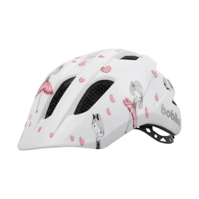 Imagen de BOBIKE 8742000006 Casco Plus Bicicleta para niños Ajustable Talla XS (46 52cm) con construcción en Molde Ofrece una Mayor protección la Espalda Color Ballerina