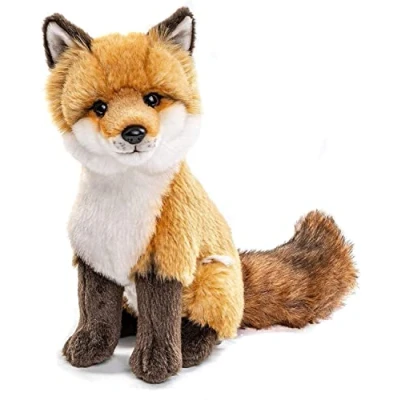 Imagen de Uni Toys Rotfuchs clásico 27 cm (Altura) Zorro, Animales del Bosque Peluche de Peluche, Color marrón, Blanco, HW 79025