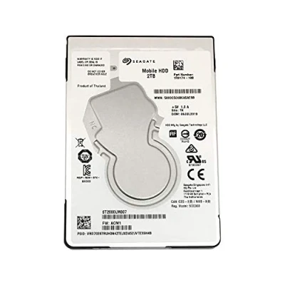Imagen de Seagate 2TB SATA 5.4K RPM 32MB 2.5IN (ST2000LM007) disco duro externo