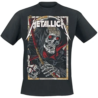 Imagen de Metallica Death Reaper Hombre Camiseta Negro M 100% algodón Vorne Bedruckt Regular