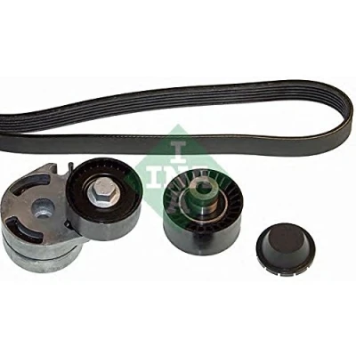 Imagen de INA 529 0012 10 Juego de correas trapeciales poli V Revisar/sustituir poleas libres del alternador CITROËN: Xsara Picasso, Berlingo / First I
