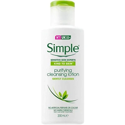 Imagen de Simple Kind To Skin Loción de limpieza purificante, 200 ml
