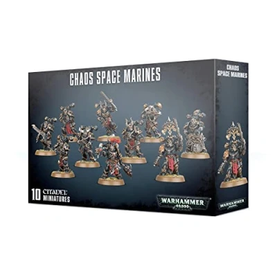 Imagen de Games Workshop Warhammer 40k Space Marine du Chaos Squad (2019), Multicolor