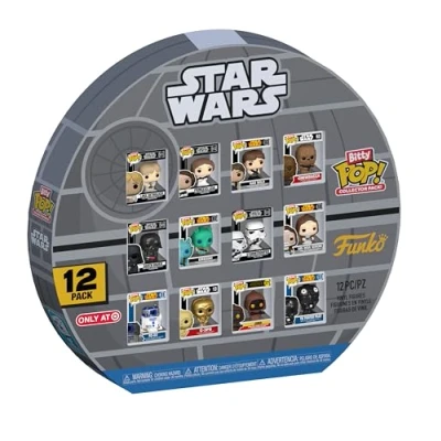 Imagen de Funko Bitty Pop! Star Wars: A New Hope 12pc Multipack 0.9 Inch (2.2 Cm) Coleccionable Repisa Apilable Incluida Idea de Regalo Relleno para Bolsa Regalos Toppers Tarta