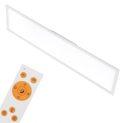Imagen de Briloner — panel de techo led, led regulable, control temperatura color, IP20, remoto, 18 W, 1800 lúm, 120x29cm plafon techo, lámpara salón,