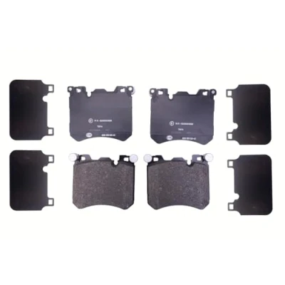 Imagen de HELLA 8DB 355 020 431 Juego de pastillas freno preparado para indicador desgaste con accesorios, pesos equilibrio BMW: X6, X5