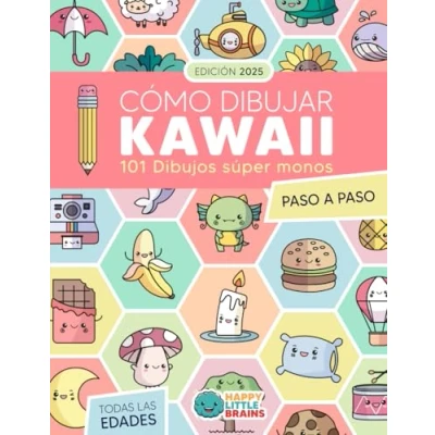 Imagen de Cómo Dibujar Kawaii: 101 Dibujos Súper Monos para Aprender a Paso (Mundo Kawaii)
