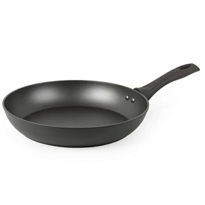 Imagen de Salter BW11040EU7 Cosmos Sartén de 30 cm, aluminio forjado, revestimiento antiadherente sin PFOA, mango suave, anticorrosión, apta para lavavajillas, placas inducción, negra