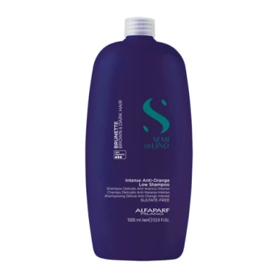 Imagen de Alfaparf Milano Semi Di Lino Brunette Intense Anti Orange Low Shampoo 1000 ml
