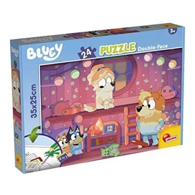 Imagen de Liscianigiochi BLUEY PUZZLE DF, color rompecabezas de doble cara m plus 24 piezas story time (99542)