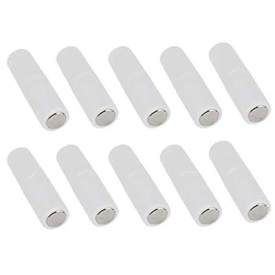 Imagen de duoyif Adaptador Transparente BateríA AdaptacióN del Convertidor Caja Pack of 10 Convert AAA To AA Batteries