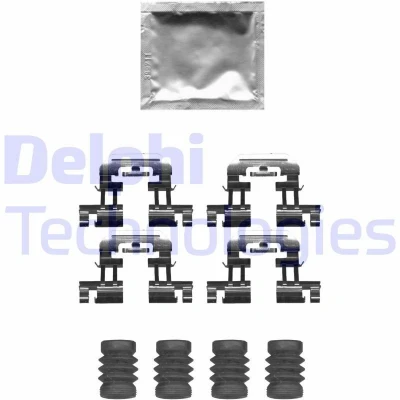 Imagen de DELPHI LX0677 Kit de accesorios, pastillas frenos MAZDA: 3 Hatchback