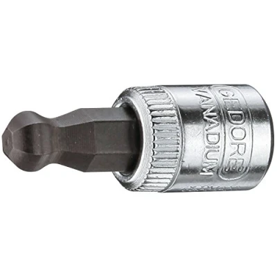 Imagen de Gedore IN 20 K 5 Vaso destornillador 1/4&quot;, punta de bola, mm